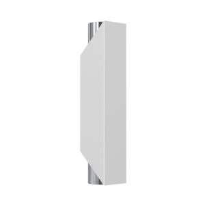 Kinkiet Luminex Wall biały/chrom x2