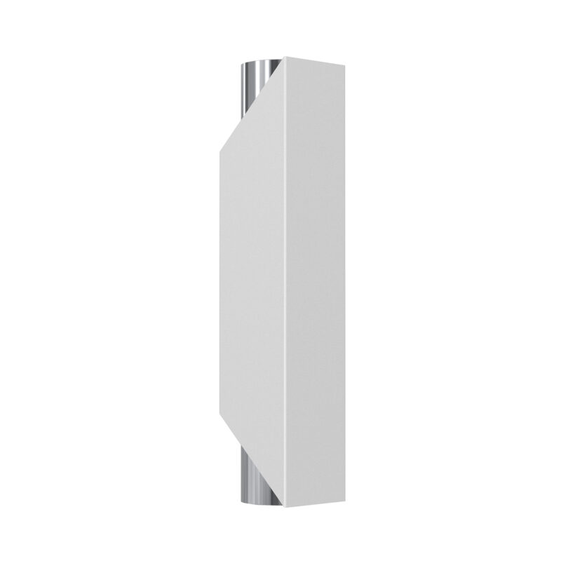 Kinkiet Luminex Wall biały/chrom x2