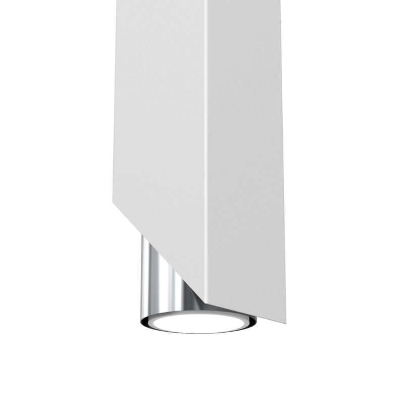 Kinkiet Luminex Wall biały/chrom x2 - obrazek 3