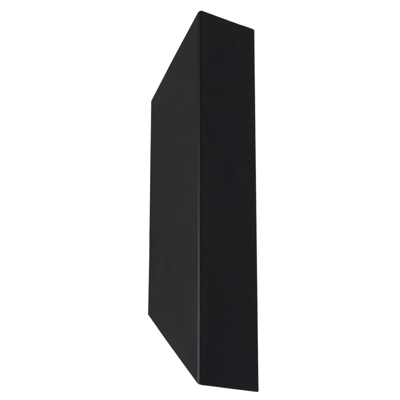 Kinkiet Luminex Wall trapez czarny x2