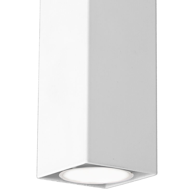 Kinkiet Luminex Wall straight biały x2 - obrazek 3