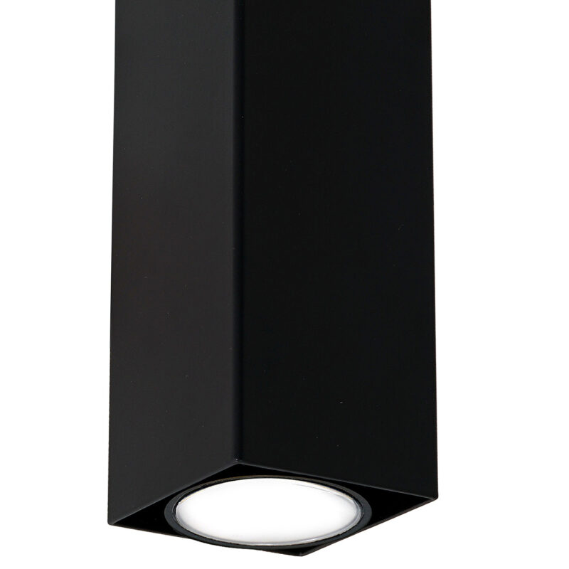 Kinkiet Luminex Wall straight czarny x2 - obrazek 3