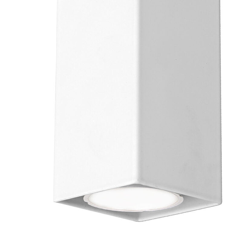 Kinkiet Luminex Wall straight short biały x1 - obrazek 3