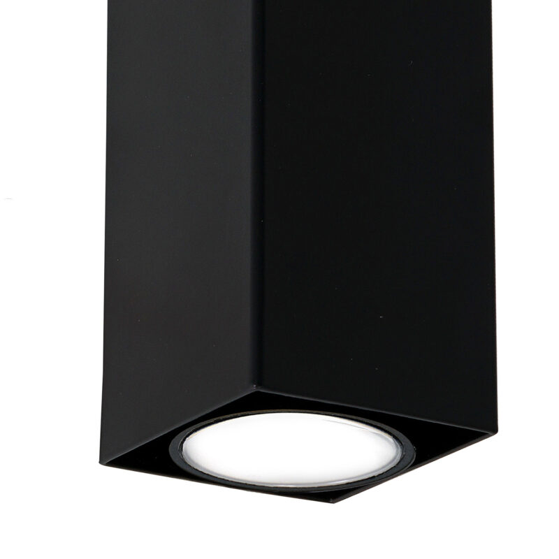 Kinkiet Luminex Wall straight short czarny x1 - obrazek 3
