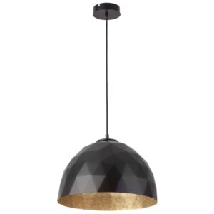 Lampa Wisząca Sigma Diament M Czarny-Złoty