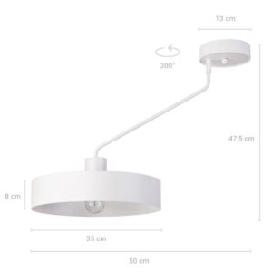 Lampa Sufitowa Sigma Jumbo x1 Biały