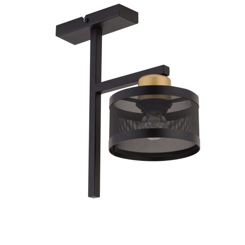 Plafon Sigma Off Czarno/Złoty x1