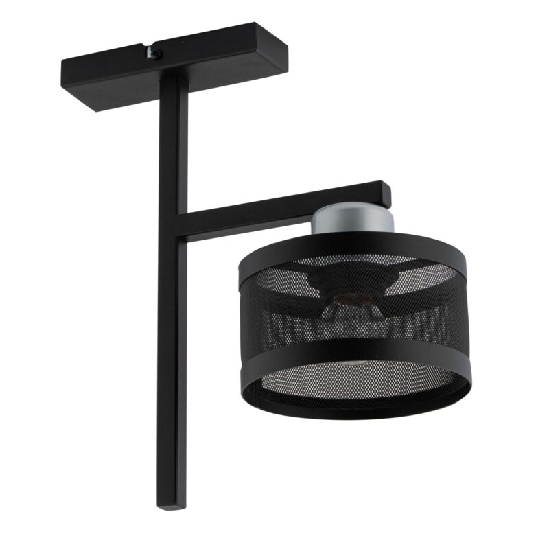 Plafon Sigma Off Czarno/Srebrny x1