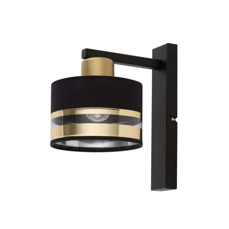 Kinkiet Sigma Pro Czarno/Złoty x1