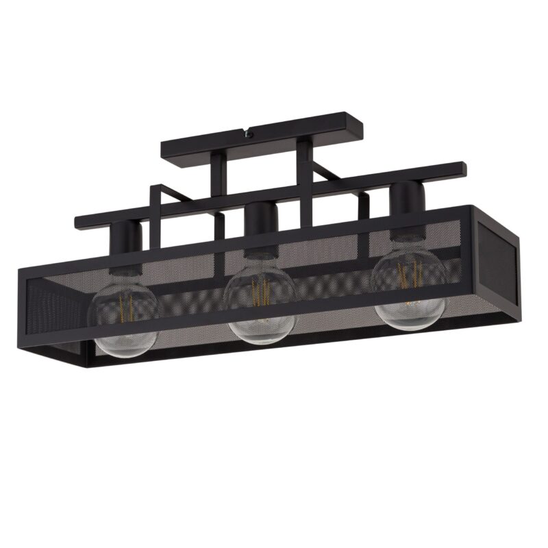 Plafon Sigma Albert Czarny x3