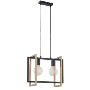 Lampa Wisząca Sigma Eden Czarno/Złota x2