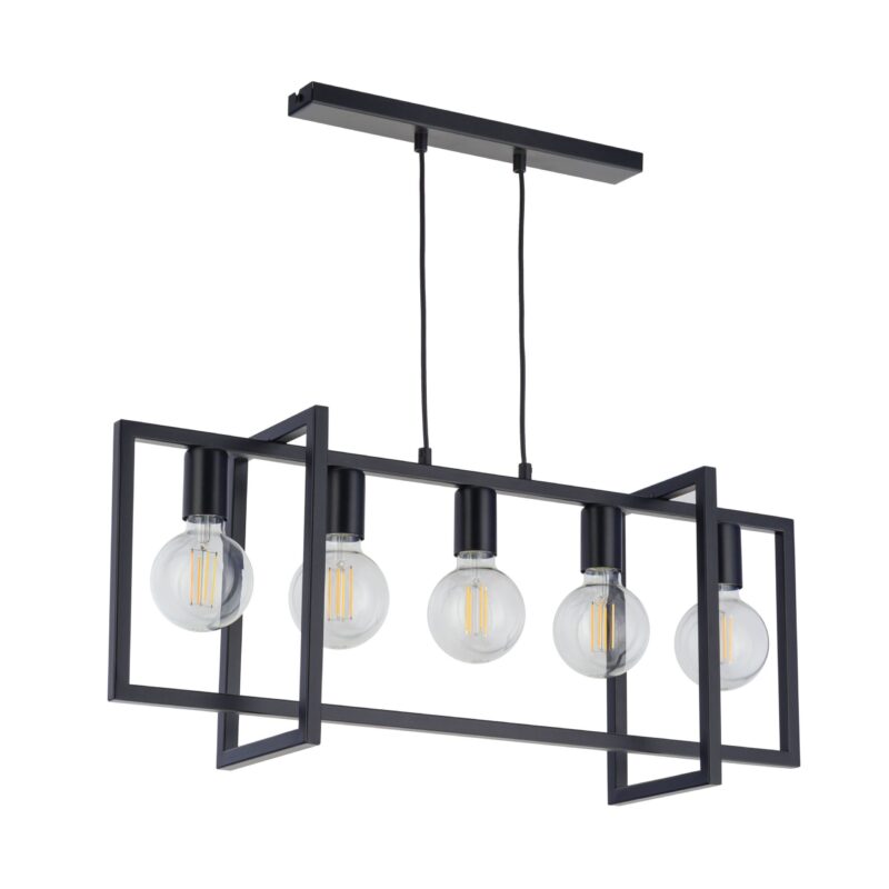 Lampa Wisząca Sigma Eden Czarna x5