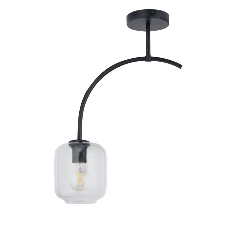 Plafon Sigma Shine Czarno/Transparentny x1