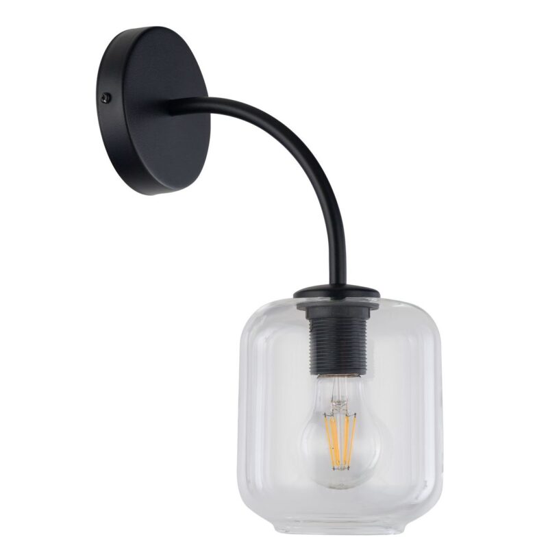 Kinkiet Sigma Shine Czarno/Transparentny x1