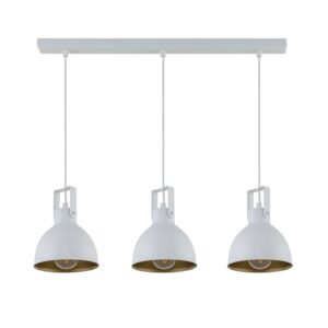 Lampa Wisząca Sigma Mars 3 Prosty Biały/Złoty
