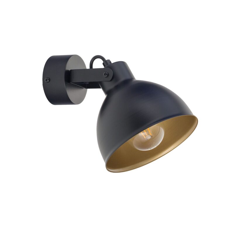 Kinkiet Sigma Mars Czarny/Złoty