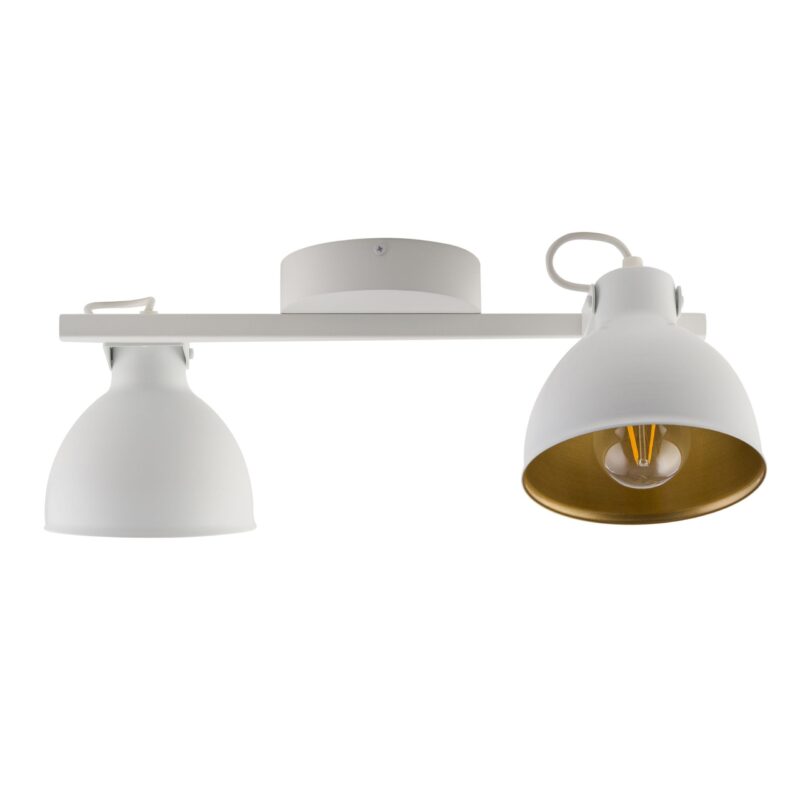 Plafon Sigma Mars 2 Biały/Złoty