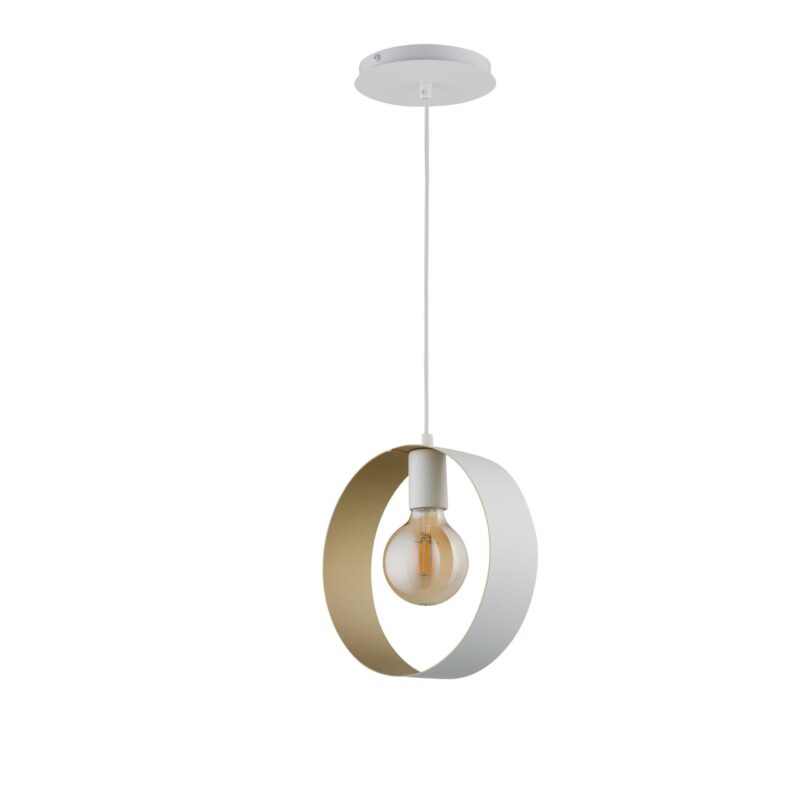 Lampa Wisząca Sigma Happy Biało/Złota x2