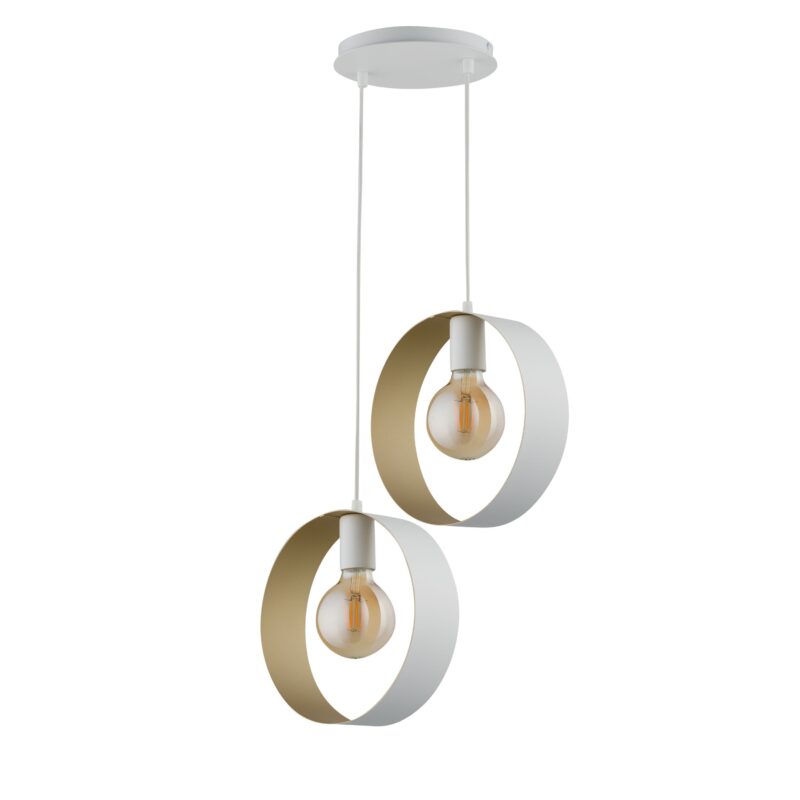 Lampa Wisząca Sigma Happy Biało/Złota x3