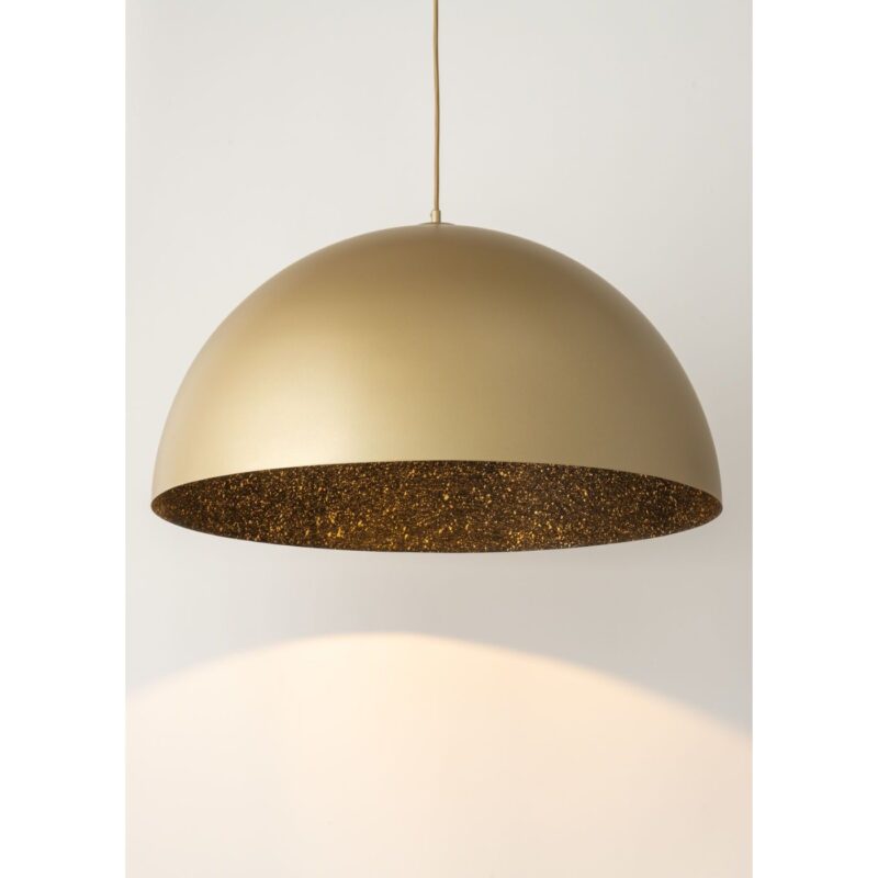 Lampa Wisząca Sigma Sfera 35 Złoto/Czarna Nakrapiana x1