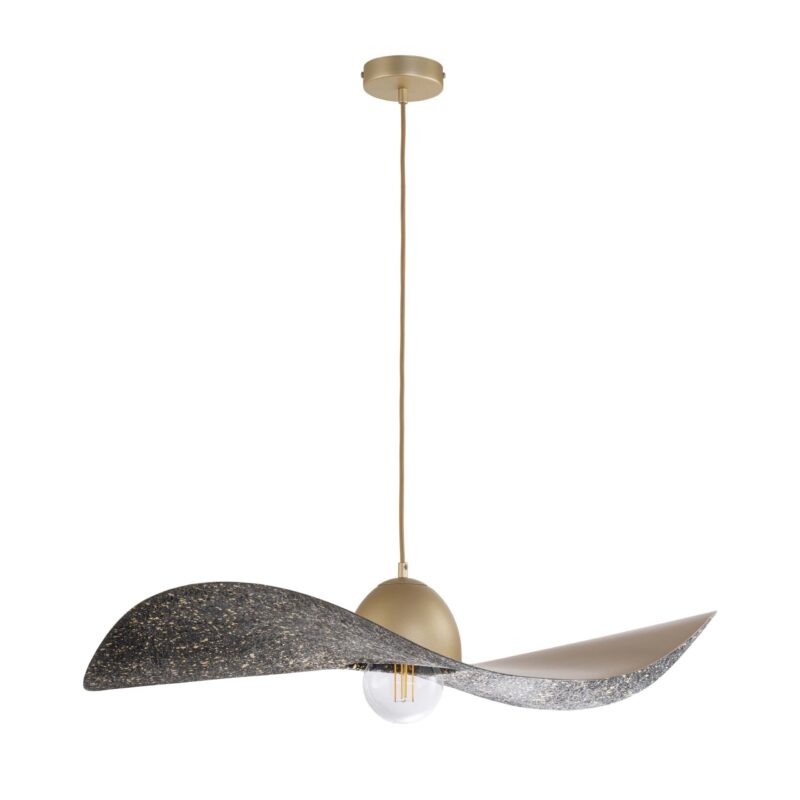 Lampa Wisząca Sigma Kapello L Złoty/Czarny Nakrapiany Śr. 76cm x1