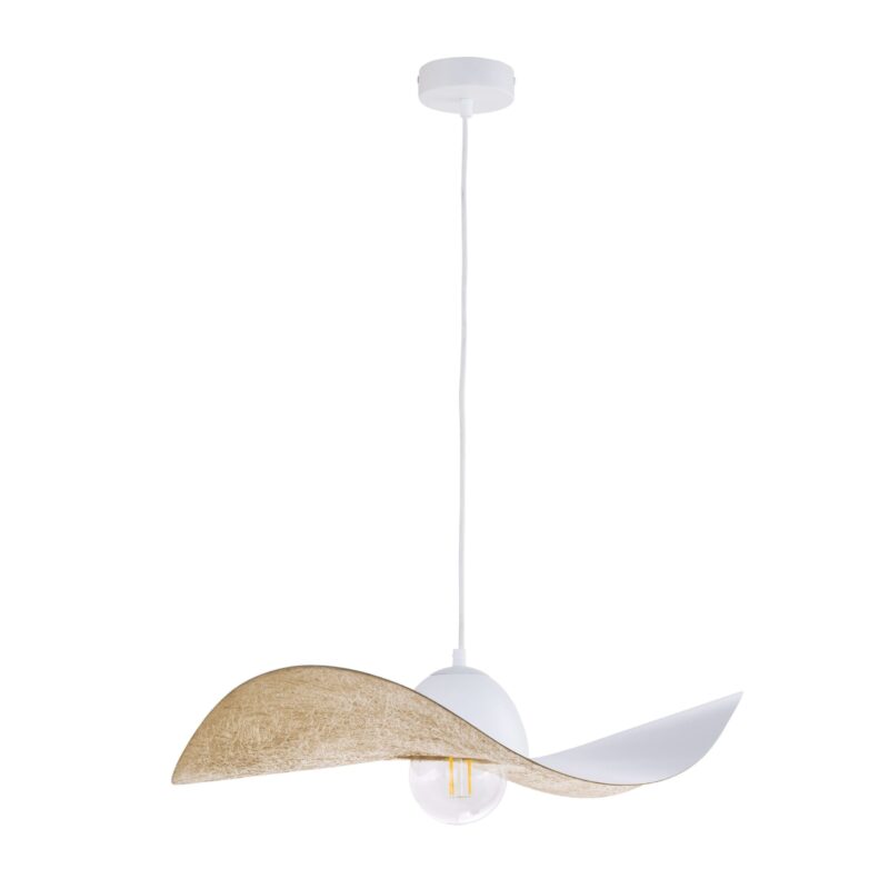 Lampa Wisząca Sigma Kapello M Biały/Złoty Śr. 55cm x1