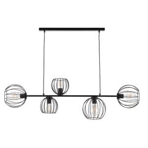 Lampa Wisząca Sigma Madam Czarny x5
