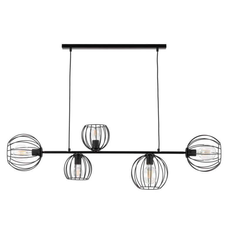 Lampa Wisząca Sigma Madam Czarny x5