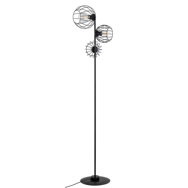 Lampa Podłogowa Sigma Madam Czarny x3