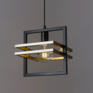 Lampa Wisząca Sigma Merci Czarny Złoty x1