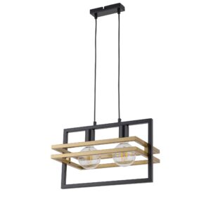 Lampa Wisząca Sigma Merci Czarny Złoty x2