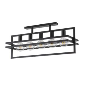 Plafon Sigma Merci Czarny x5