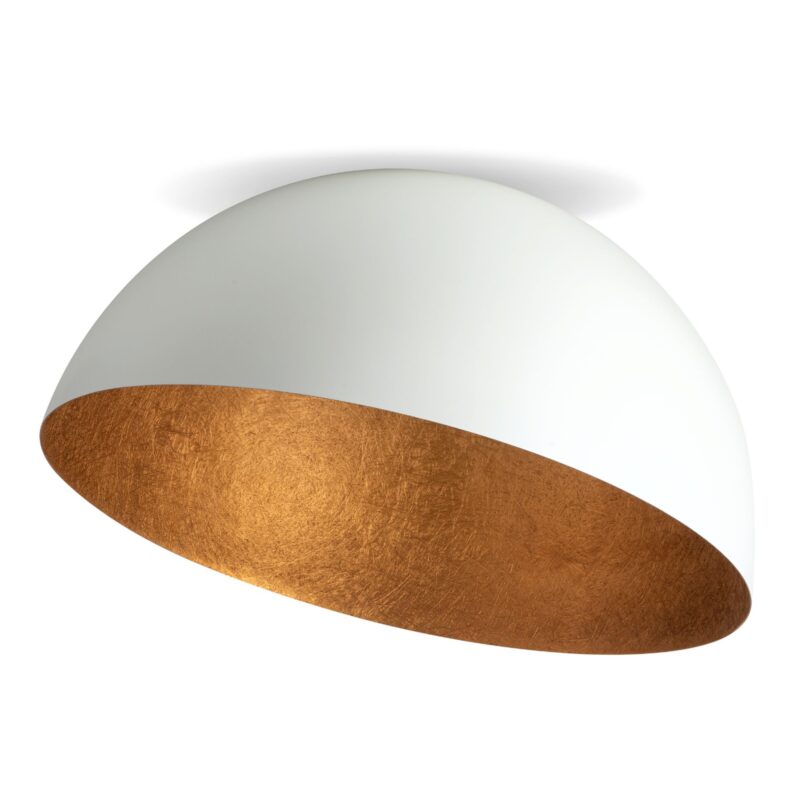 Plafon Sigma Sfera 90 Biały/Miedziany x1