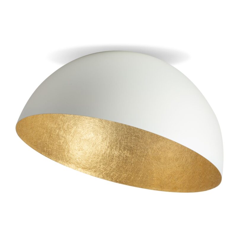 Plafon Sigma Sfera 70 Biały/Złoty x1
