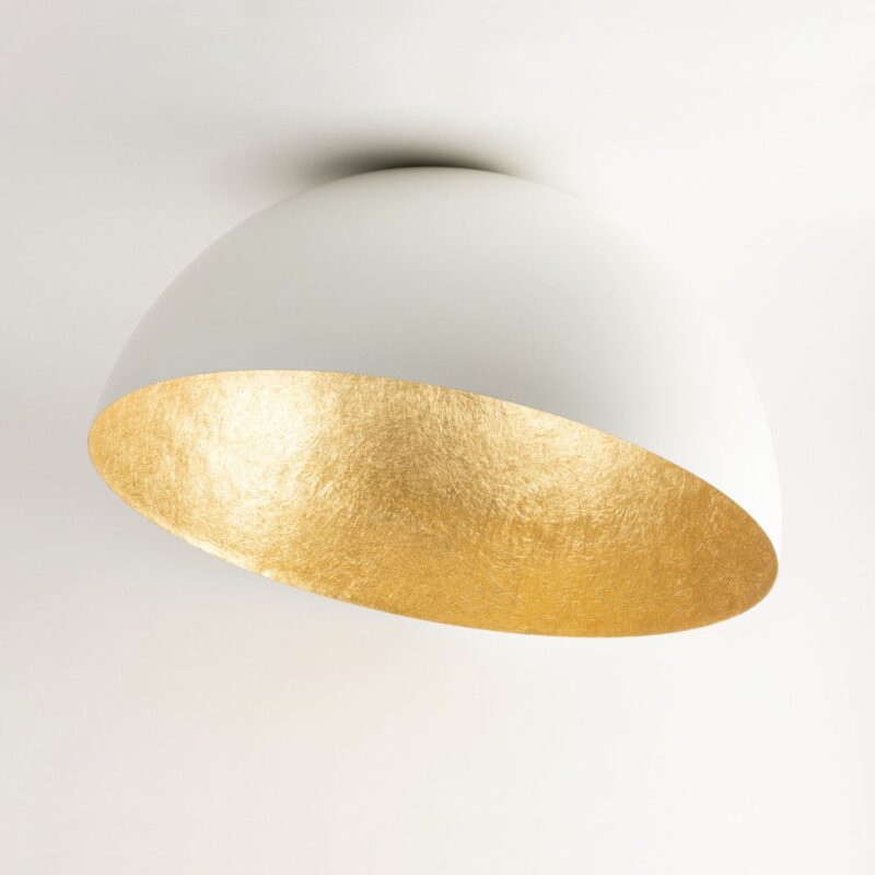 Plafon Sigma Sfera 50 Biały/Złoty x1