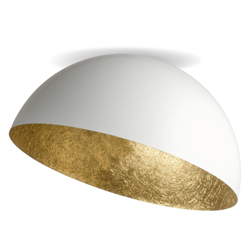 Plafon Sigma Sfera 35 Biały/Złoty x1