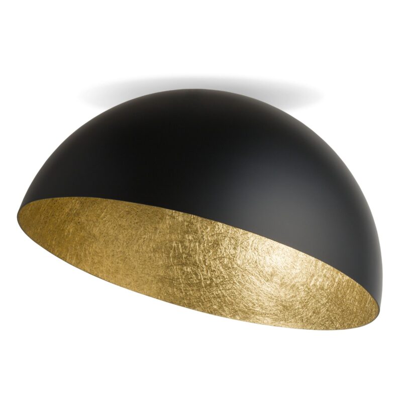 Plafon Sigma Sfera 70 Czarny/Złoty x1