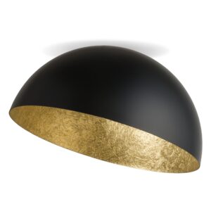 Plafon Sigma Sfera 35 Czarny/Złoty x1