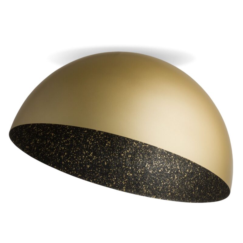 Plafon Sigma Sfera 90 Złoty Czarny Nakrapiany x1