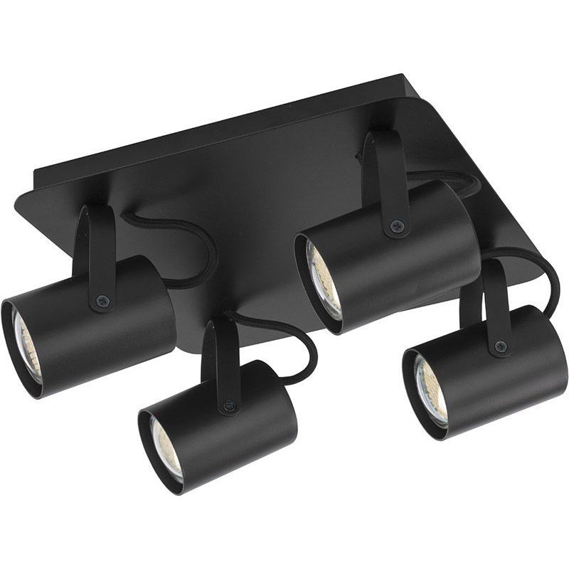 Lampa Sufitowa Sigma Kamera x4 Czarny