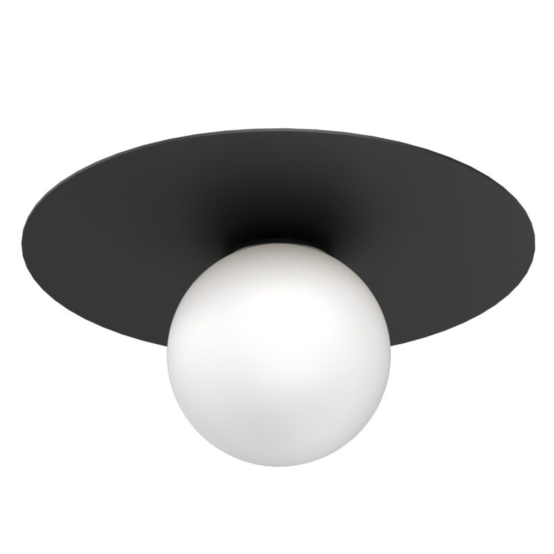 Plafon Luminex Flat Black (glass 2815) x1
