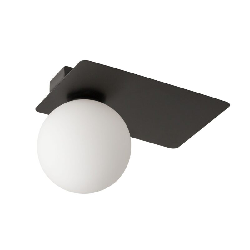 Plafon Sigma Argon Prostokąt Czarny x1