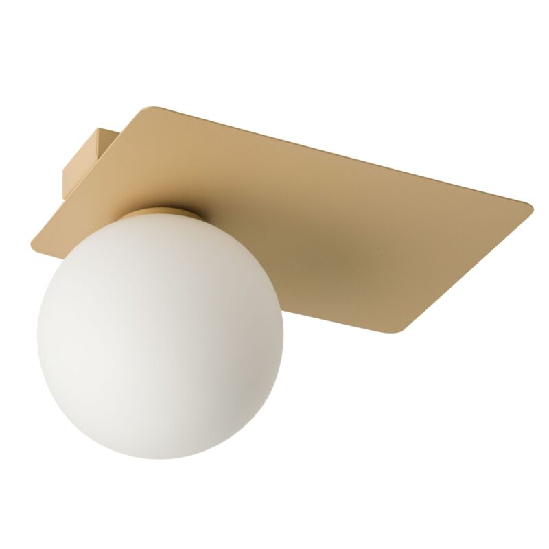 Plafon Sigma Argon Prostokąt Złoty x1