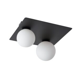 Plafon Sigma Argon Prostokąt Czarny x2