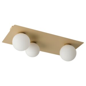 Plafon Sigma Argon Prostokąt Złoty x3