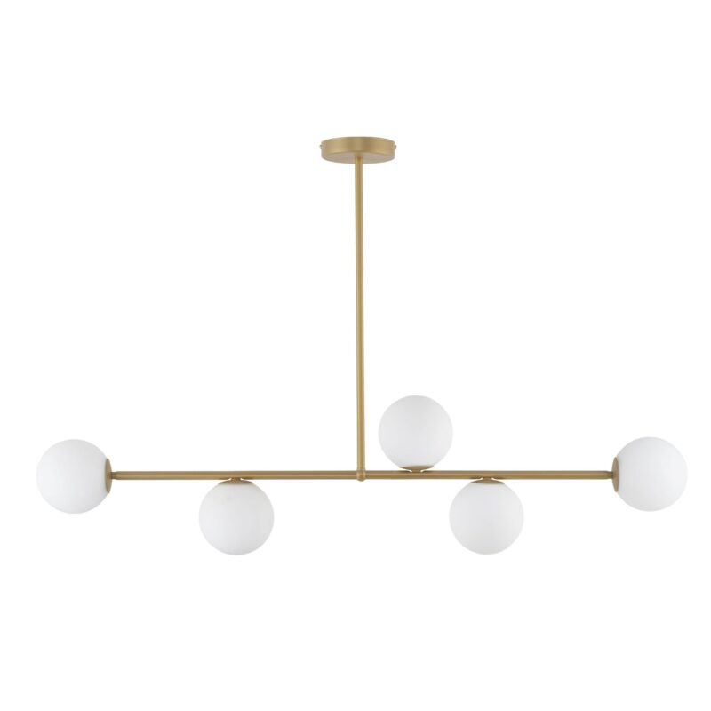 Lampa Wisząca Sigma Gama Złota x5