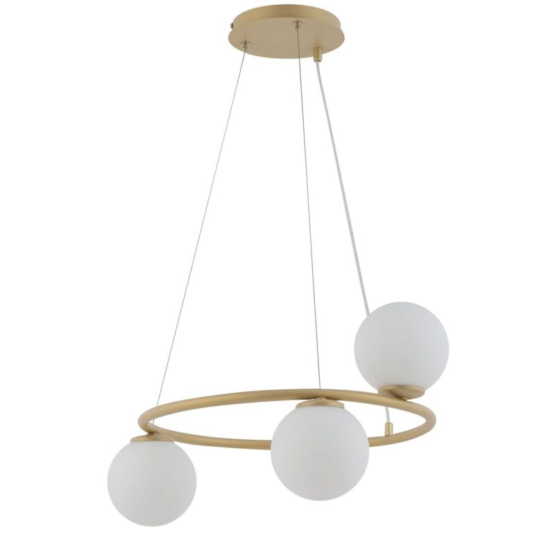 Lampa Wisząca Sigma Gama Koło 3 Złoty