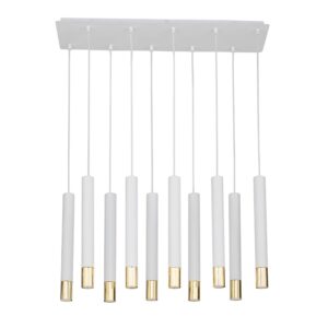 Lampa Wisząca Sigma Sopel Grand Biały/Złoty x10