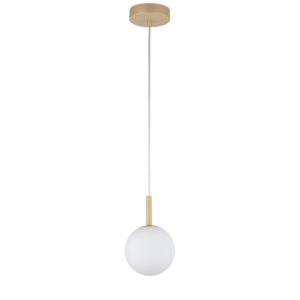 Zwis Sigma Gama Złoty Beż Lampa Wisząca x1