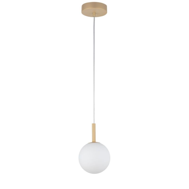Zwis Sigma Gama Złoty Beż Lampa Wisząca x1